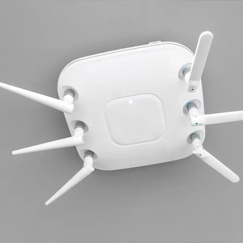 Closeup of a WiFi router